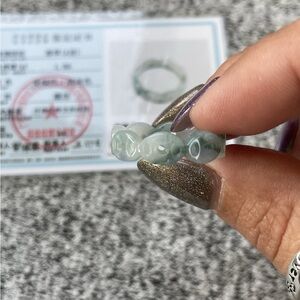 Elegant Jade Green Ring